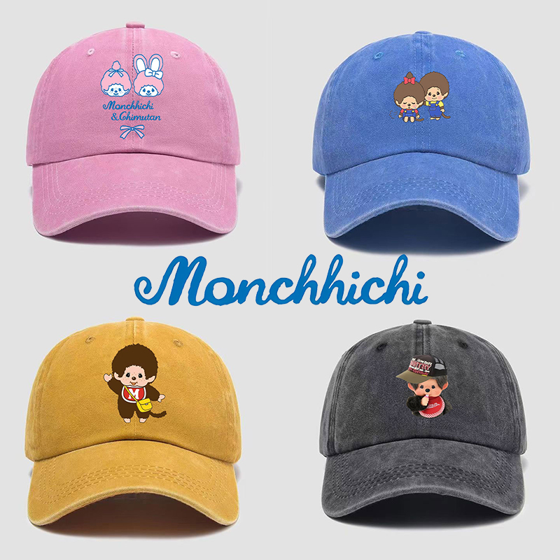Streetwear Brand Hats - Monchhichi 야구 모자 남성용 여성용 패션