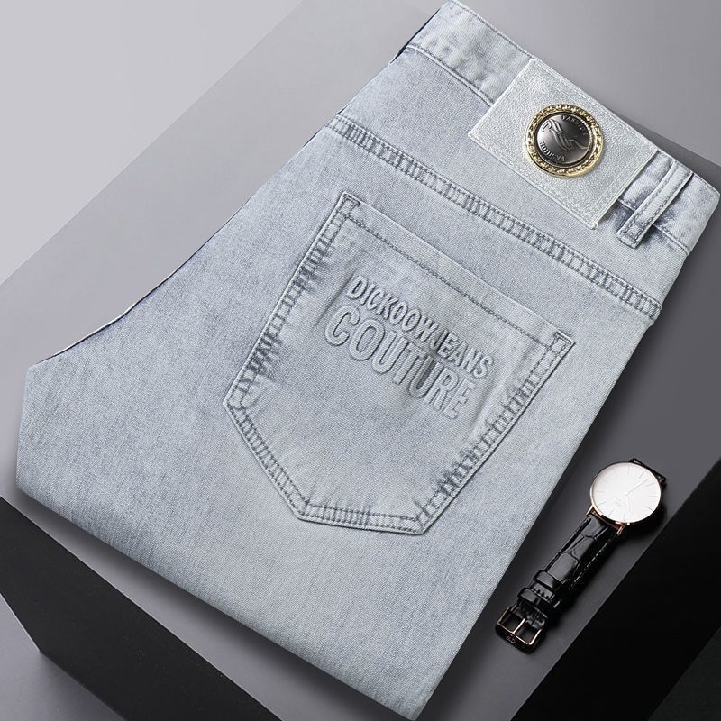Streetwear Brand Denim - 여름 얇은 청바지 데님 스트리트웨어 남성용