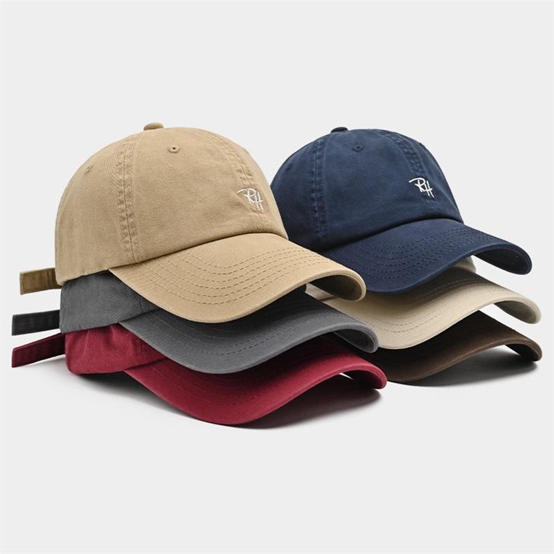 Streetwear Brand Hats - RH 레터 자수 야구 모자 조절