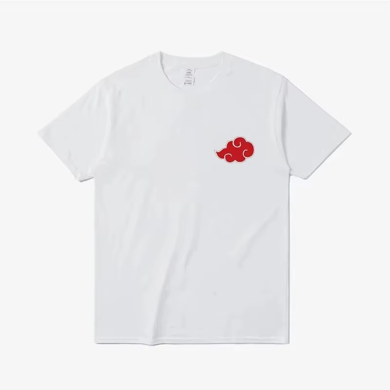 일본 애니메이션 아카츠키 구름 심볼 프린트 남성 티셔츠 - Streetwear Brand Japan 리뷰 및 가격