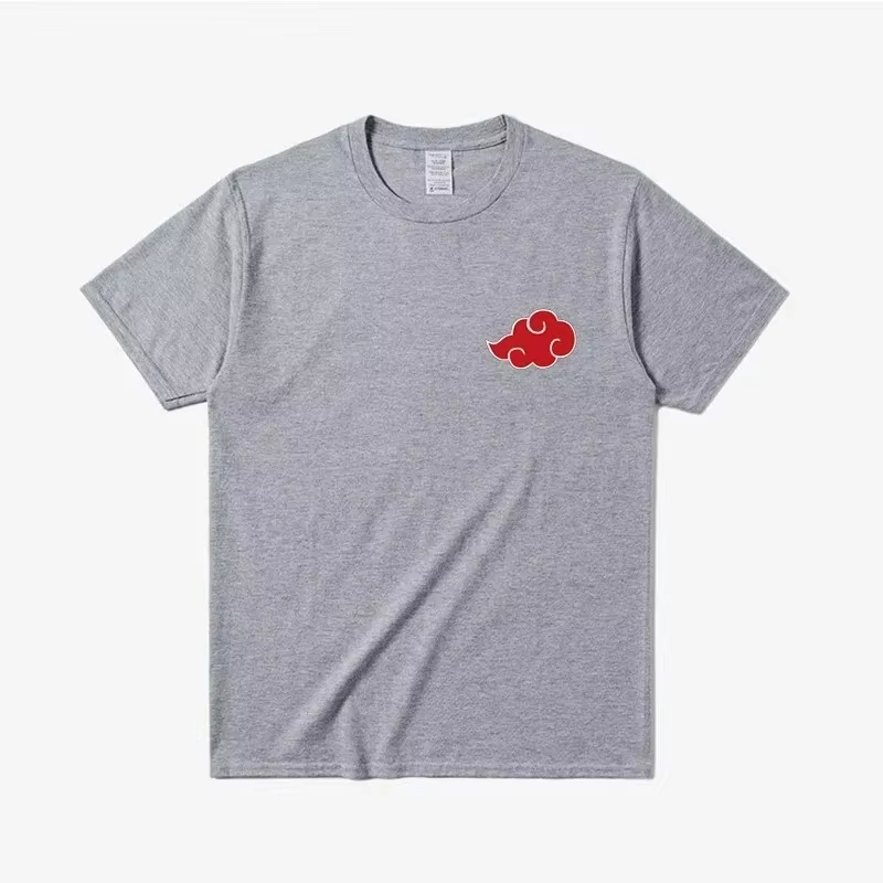 일본 애니메이션 아카츠키 구름 심볼 프린트 남성 티셔츠 - Streetwear Brand Japan 리뷰 및 가격
