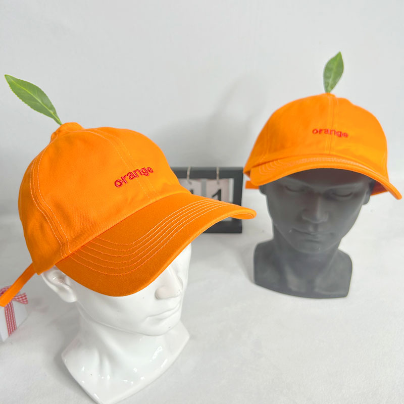 만화 오렌지 유니섹스 캡 캐주얼 플레인 야구 모자 여성 - Streetwear Brand Hats 리뷰 및 가격
