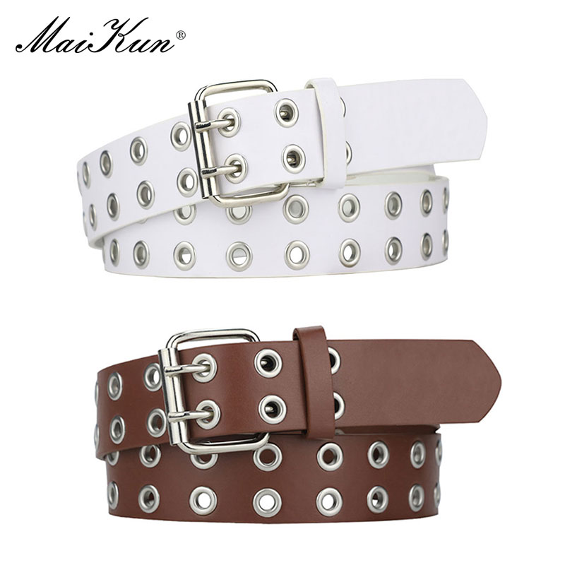 Maikon-여성 펑크 고스 벨트 브랜드 가죽 여성 그 - Streetwear Brand Belts 리뷰 및 가격