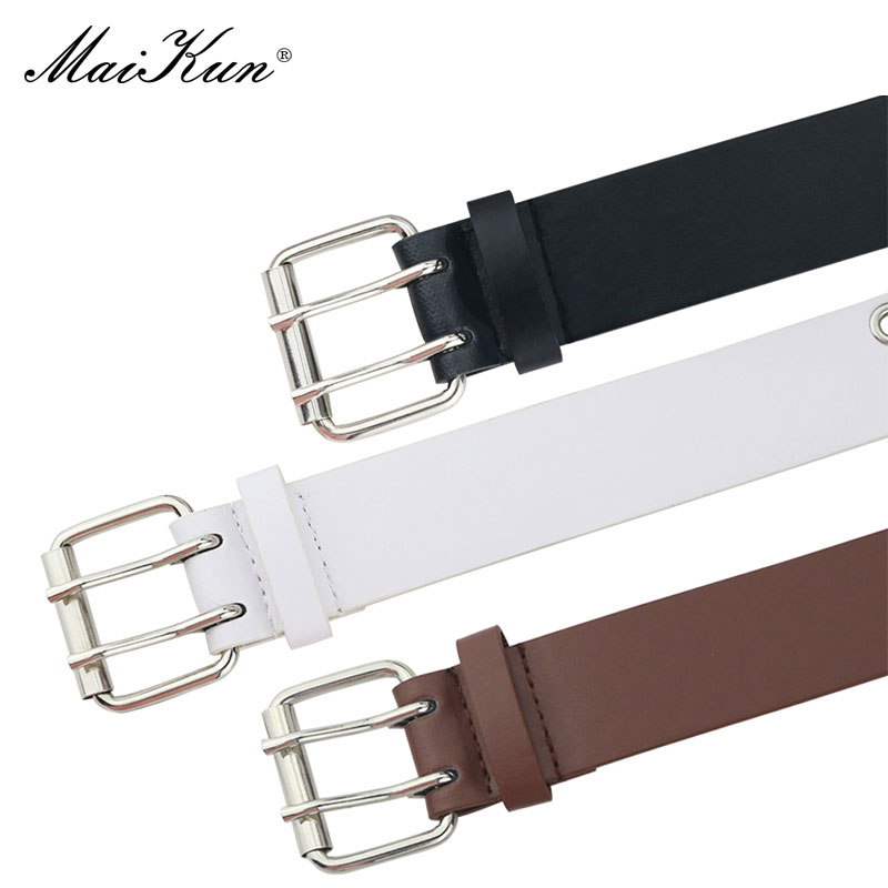 Maikon-여성 펑크 고스 벨트 브랜드 가죽 여성 그 - Streetwear Brand Belts 리뷰 및 가격