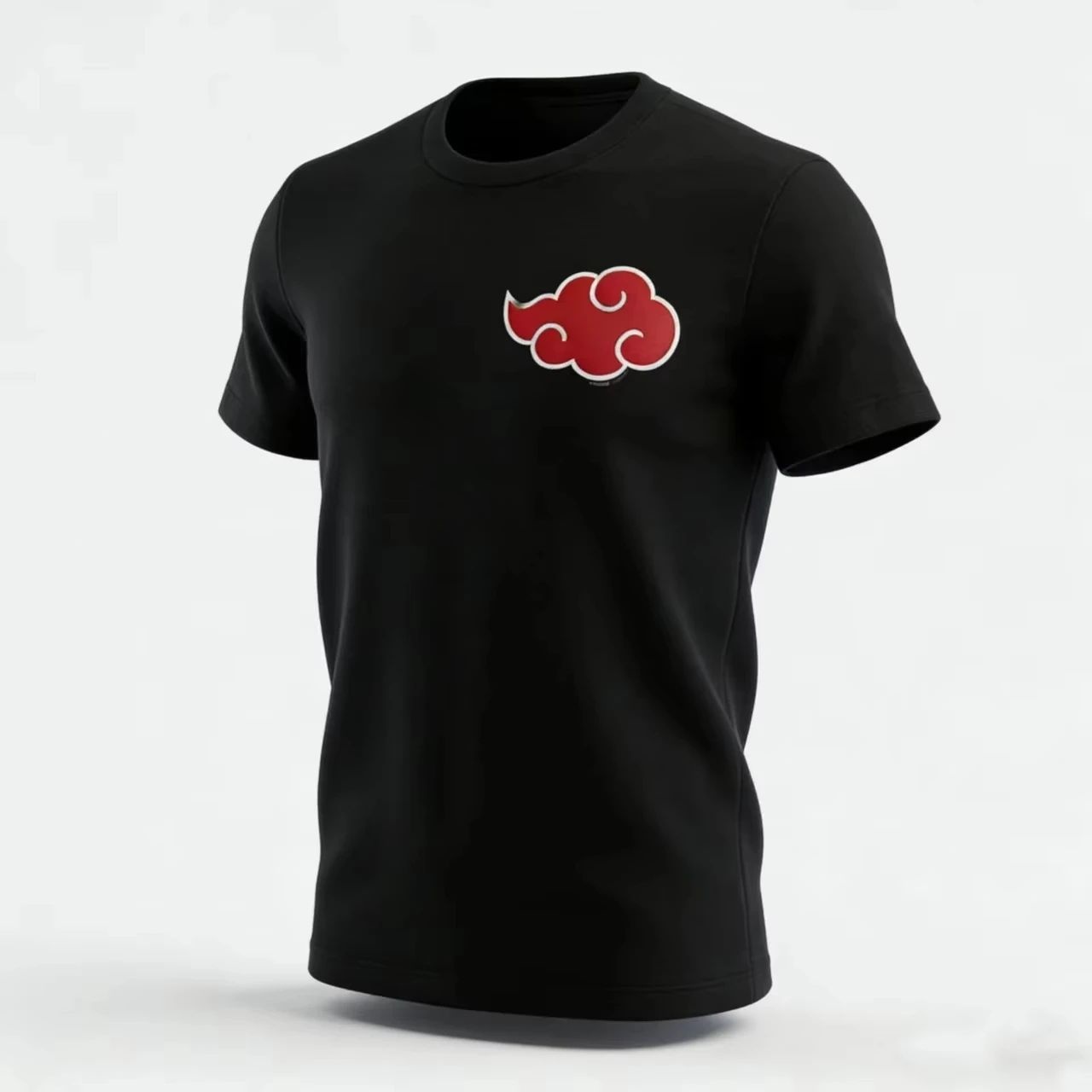 일본 애니메이션 아카츠키 구름 심볼 프린트 남성 티셔츠 - Streetwear Brand Japan 리뷰 및 가격