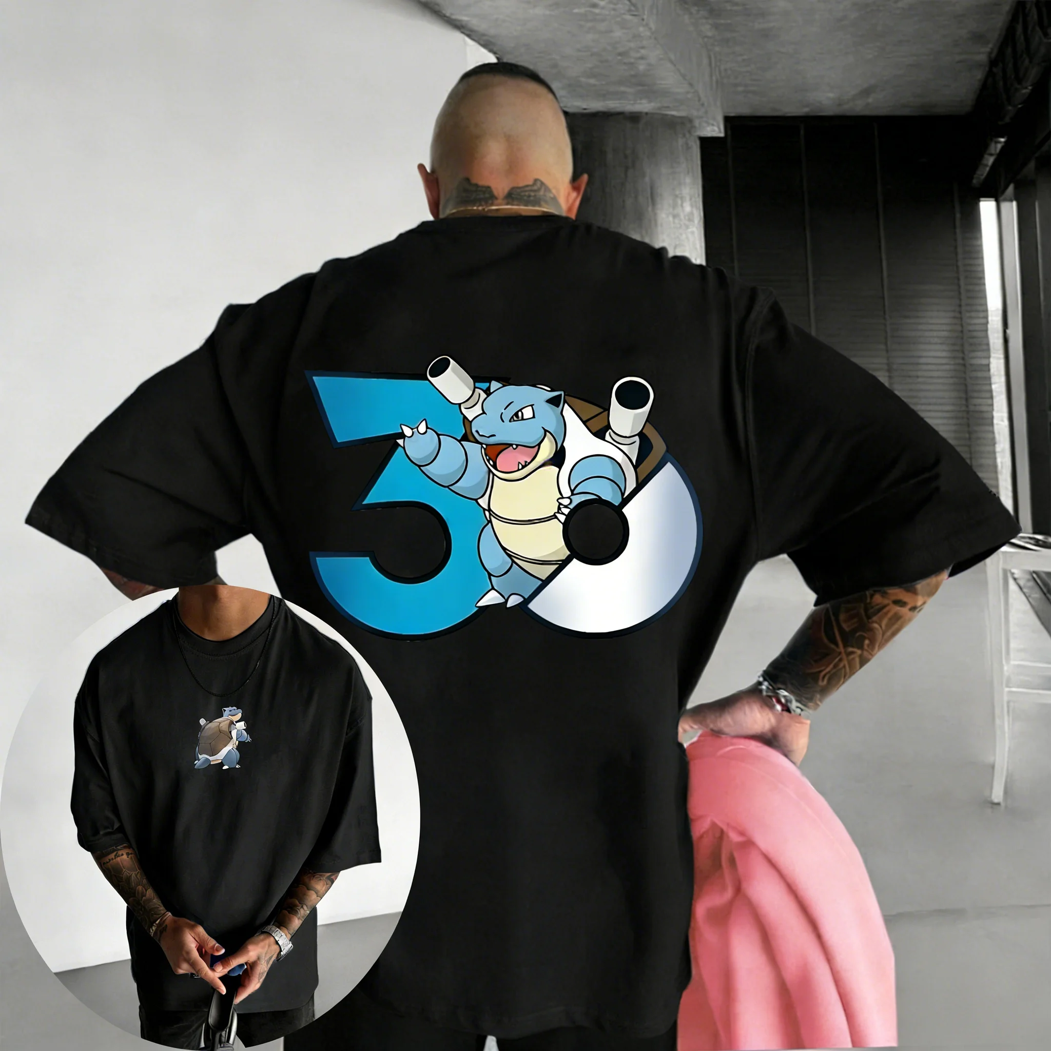 2026 30주년 기념 블라스티즈 프린트 코튼 티셔츠  - Streetwear Brand Hats 리뷰 및 가격