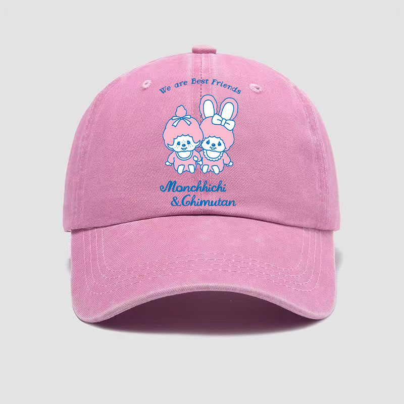 Monchhichi 야구 모자 남성용 여성용 패션 조정 - Streetwear Brand Hats 리뷰 및 가격