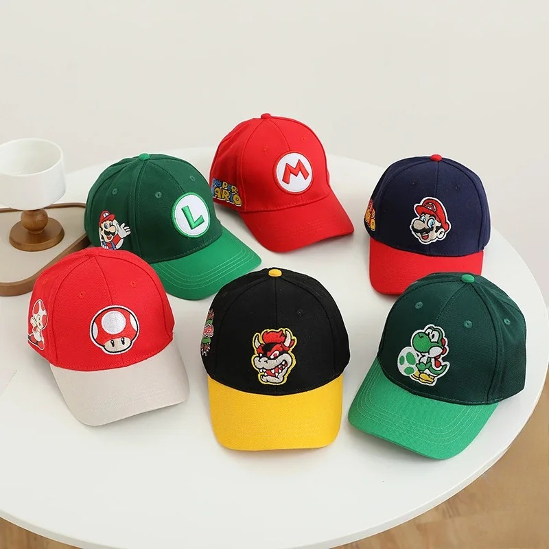 페리퍼럴 마리오 야구 모자 피규어 바우저 루이지 요시  - Streetwear Brand Hats 리뷰 및 가격
