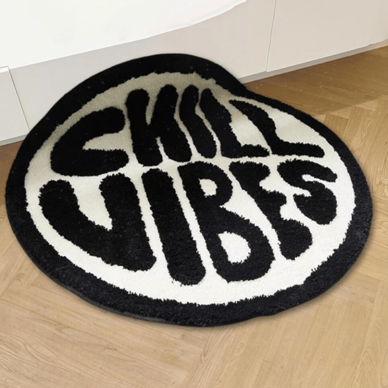 VIKAMA 아메리칸 스트리트웨어 브랜드 라운드 러그  - Streetwear Brand Home Decor 리뷰 및 가격