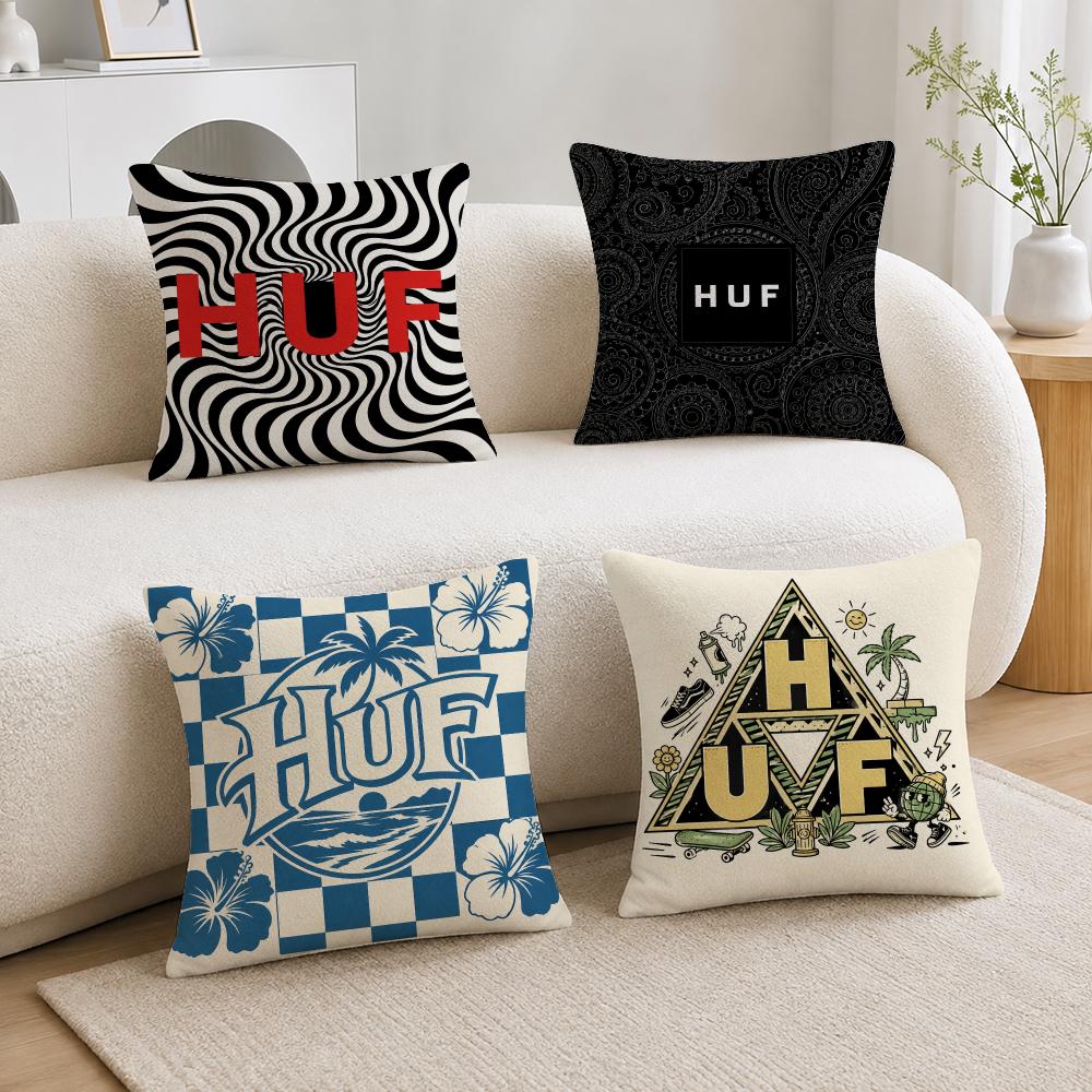 스트리트웨어 브랜드 HUF 쿠션 커버 부드러운 플러시  - Streetwear Brand Home Decor 리뷰 및 가격