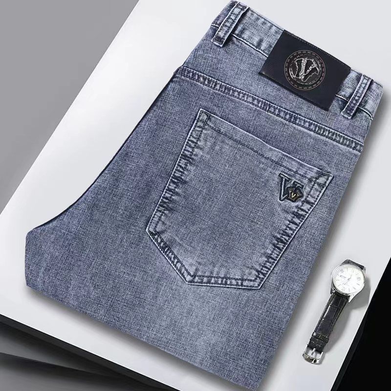 여름 얇은 청바지 데님 스트리트웨어 남성용 트렌디 다용 - Streetwear Brand Denim 리뷰 및 가격
