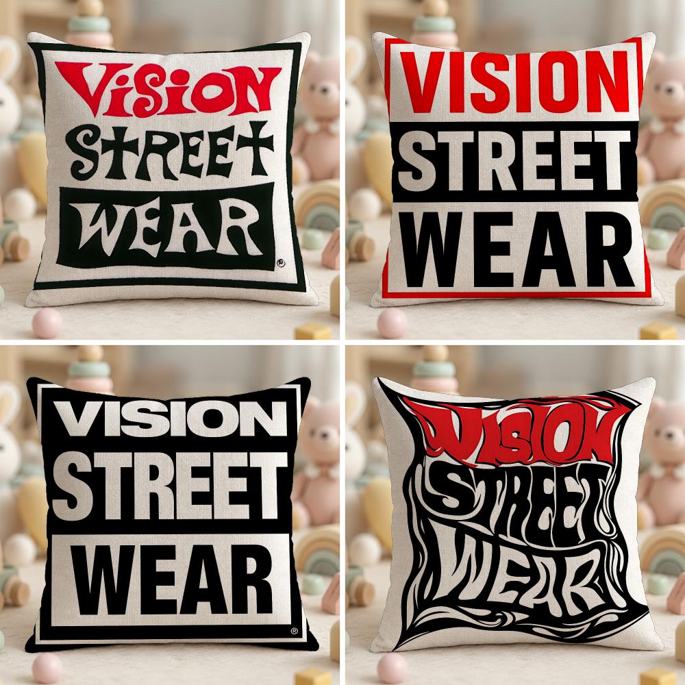 유명 브랜드 V-Vision 스트리트웨어 쿠션 커버,  - Streetwear Brand Home Decor 리뷰 및 가격