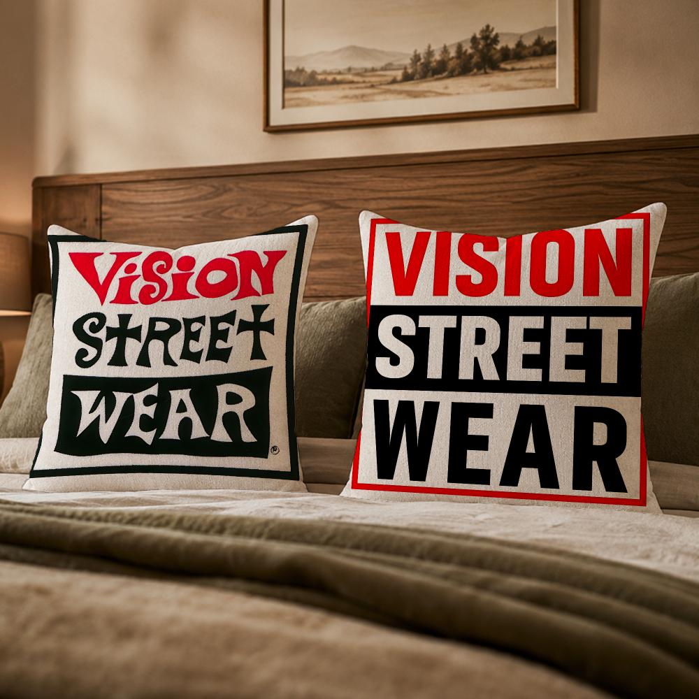유명 브랜드 V-Vision 스트리트웨어 쿠션 커버,  - Streetwear Brand Home Decor 리뷰 및 가격