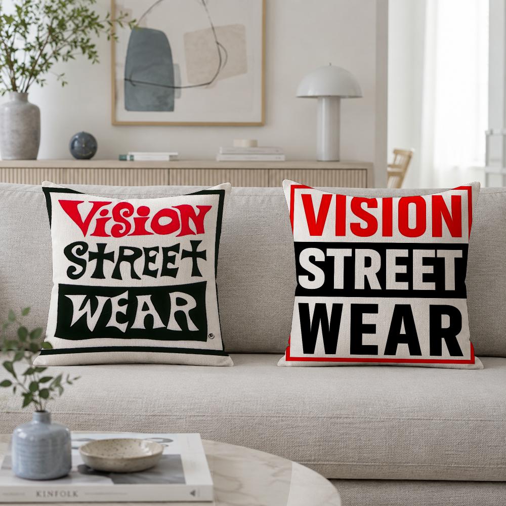 유명 브랜드 V-Vision 스트리트웨어 쿠션 커버,  - Streetwear Brand Home Decor 리뷰 및 가격