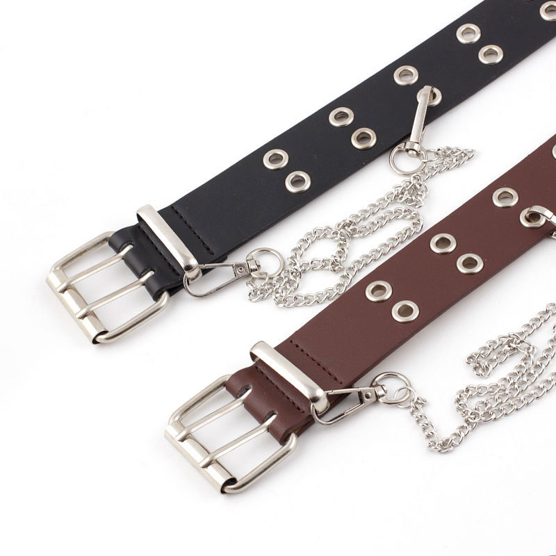 여성 펑크 고스 벨트 브랜드 가죽 여성 그런지 벨트 할 - Streetwear Brand Belts 리뷰 및 가격