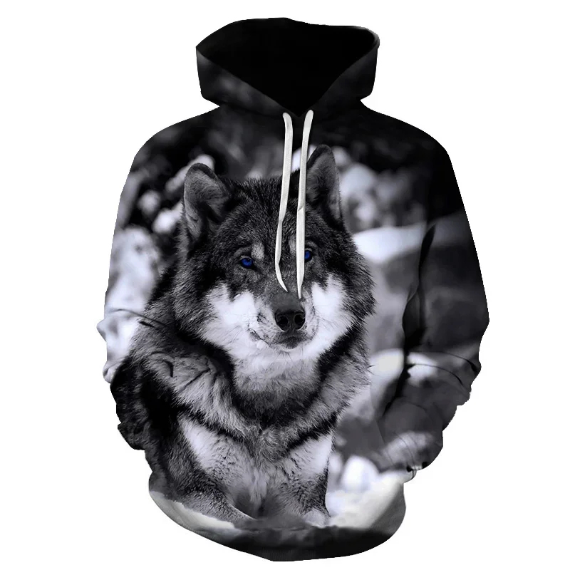 2026 폭스 앤 울프 프린트 여성용 3d 후드 브랜드 - Streetwear Brand Japan 리뷰 및 가격