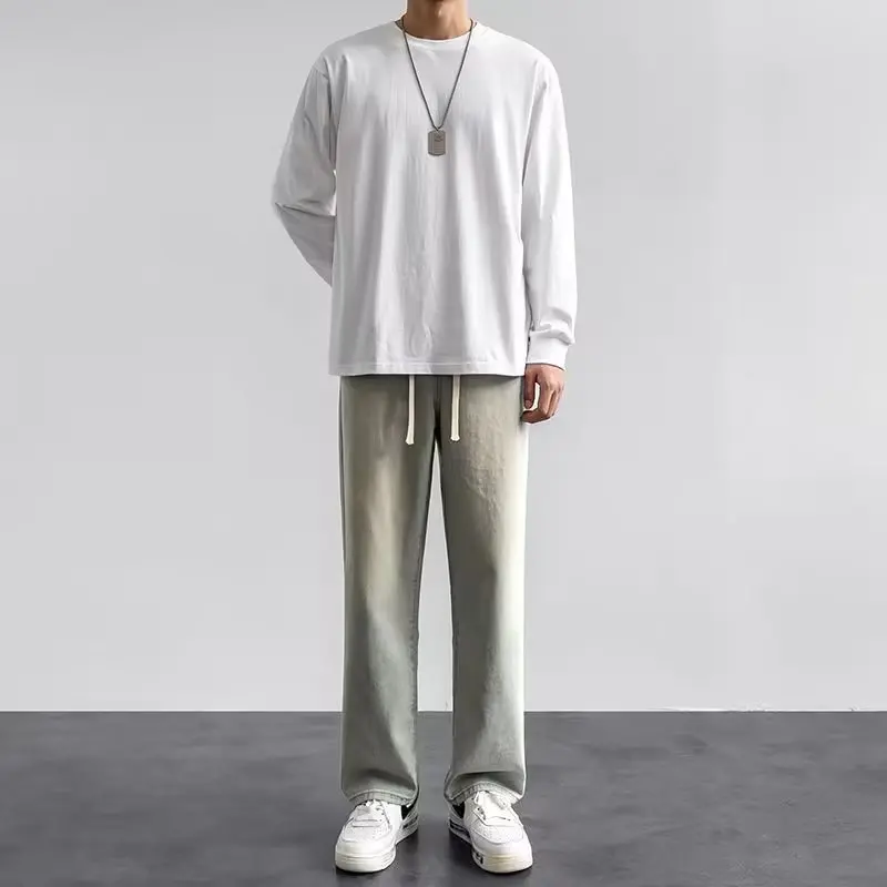 한국 스타일 스트리트웨어 새로운 패션 헐렁한 캐주얼 남 - Streetwear Brand Denim 리뷰 및 가격