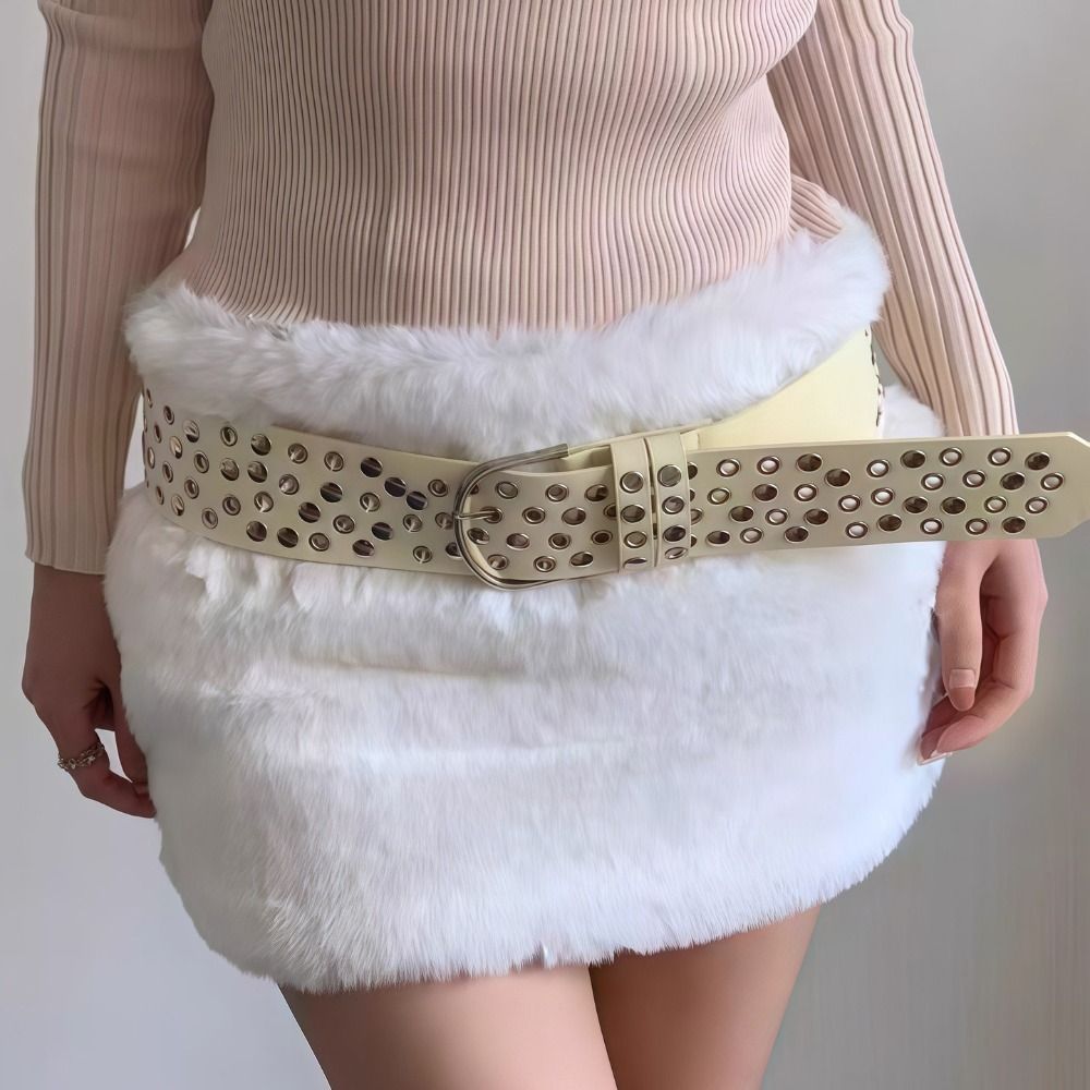 펑크 홀로우 아일렛 리벳 벨트 트렌디 브랜드 스트리트웨 - Streetwear Brand Belts 리뷰 및 가격
